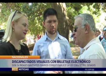 PERSONAS CON DISCAPACIDAD VISUAL ACCEDEN A BILLETAJE ELECTRÓNICO
