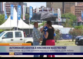 AUTORIDADES ASISTEN A HINCHAS EN NUESTRO PAÍS