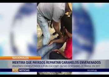 POLICÍA NIEGA QUE PAYASOS REPARTAN CARAMELOS ENVENENADOS