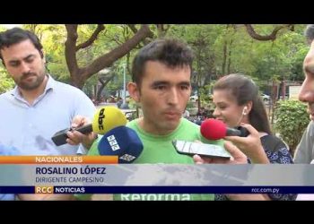 CAMPESINOS SE MOVILIZARON EN ASUNCIÓN