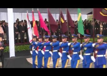 DESFILE MILITAR_POLICIAL EN LA COSTANERA 207 AÑOS PARAGUAY INDEPENDIENTE
