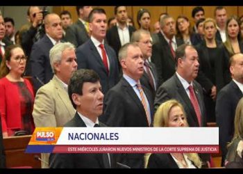 ESTE MIÉRCOLES JURARON NUEVOS MINISTROS DE LA CORTE SUPREMA DE JUSTICIA