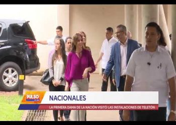 LA PRIMERA DAMA DE LA NACIÓN VISITÓ LAS INSTALACIONES DE TELETÓN PARAGUAY